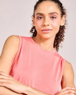 Fashion Dunnes Stores Helen Steele Soft Touch Coral Modal Vest