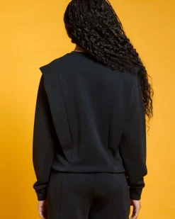 Outlet Dunnes Stores Helen Steele Soft Touch Exaggerated Shoulder Sweater