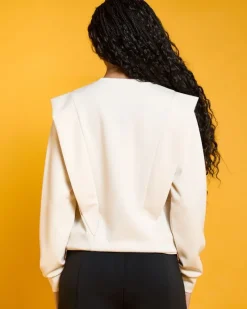 Discount Dunnes Stores Helen Steele Soft Touch Exaggerated Shoulder Sweater
