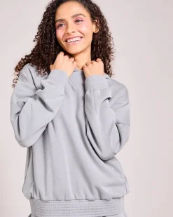 Discount Dunnes Stores Helen Steele Soft Touch Grey Modal Hoodie