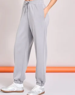 Outlet Dunnes Stores Helen Steele Soft Touch Grey Modal Gathered Hem Joggers