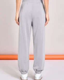 Outlet Dunnes Stores Helen Steele Soft Touch Grey Modal Gathered Hem Joggers
