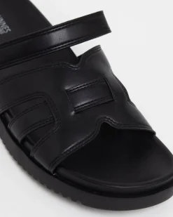 New Dunnes Stores H-Front Strap Slider Sandals