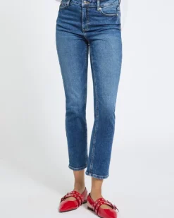 Outlet Dunnes Stores High Rise Skinny Denim Cropped Jeans