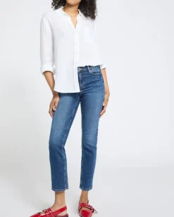 Outlet Dunnes Stores High Rise Skinny Denim Cropped Jeans
