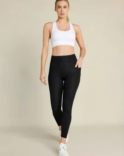 Hot Dunnes Stores High Waisted Stretch Core Black 7/8 Leggings
