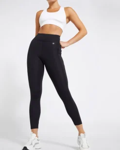 Hot Dunnes Stores High Waisted Stretch Core Black 7/8 Leggings