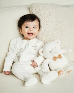 Hot Dunnes Stores Honey Bear Two-Way-Zip Sleepsuit (Newborn-12 Months)