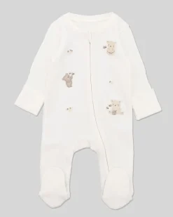 Hot Dunnes Stores Honey Bear Two-Way-Zip Sleepsuit (Newborn-12 Months)