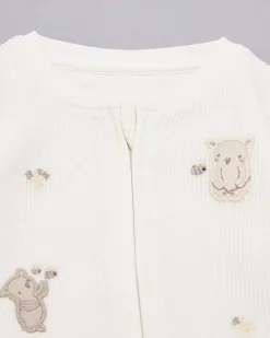 Hot Dunnes Stores Honey Bear Two-Way-Zip Sleepsuit (Newborn-12 Months)