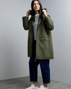 Fashion Dunnes Stores Hooded Spring Rain Parka Coat