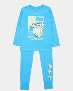 Online Dunnes Stores Jersey Pyjama Set (2-14 Years)