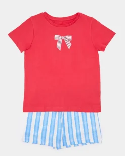 Online Dunnes Stores Jersey Pyjama Shorts Set (2-14 Years)