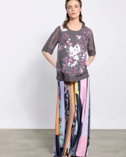 Outlet Dunnes Stores Joanne Hynes The 'Artisan' Abstract Sequin Organza Sequin Top