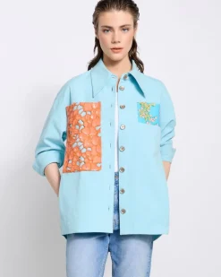 New Dunnes Stores Joanne Hynes The 'For Beauty Sake' Manifesto Print Linen Shirt
