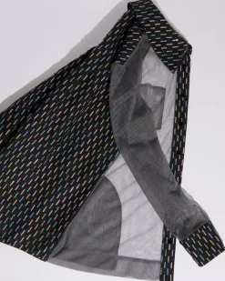 Discount Dunnes Stores Joanne Hynes 'Dopamine' Candy Denim And Draped Grey Mesh Shirt
