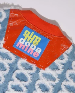 Best Dunnes Stores Joanne Hynes 'Dopa-Mine' Faux Feather Soft Wash Denim And Velvet Bomber Jacket