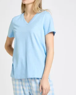 Best Dunnes Stores Knit Woven Pyjama Set