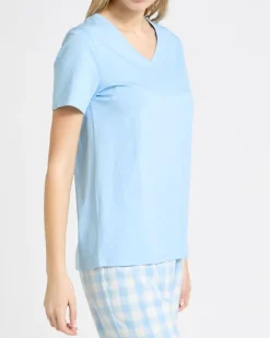 Best Dunnes Stores Knit Woven Pyjama Set