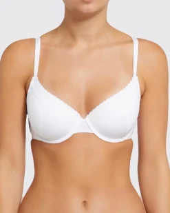 Clearance Dunnes Stores Lace Trim Underwired T-Shirt Bra - Pack Of 2