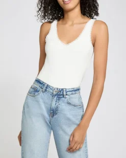 Fashion Dunnes Stores Lace Trim Vest