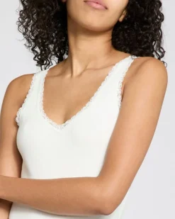Fashion Dunnes Stores Lace Trim Vest
