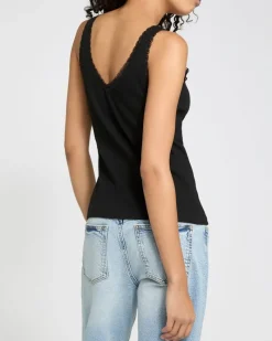 Discount Dunnes Stores Lace Trim Vest