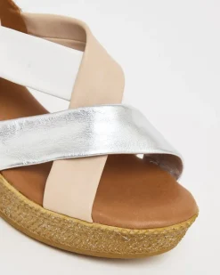 Best Dunnes Stores Leather Multi Strap Wedge Sandal