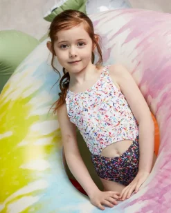 Sale Dunnes Stores Leigh Tucker Willow Sade Swimsuit (4-14 Years)
