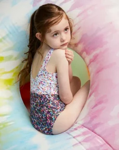 Sale Dunnes Stores Leigh Tucker Willow Sade Swimsuit (4-14 Years)