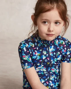 New Dunnes Stores Leigh Tucker Willow Shiv Short Sleeve Swimsuit (3-14 Years)