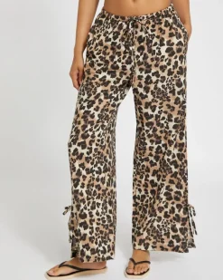 Fashion Dunnes Stores Leopard Co-Ord Trousers