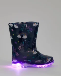 Clearance Dunnes Stores Light Up Wellies (Size 4 Infant-13)