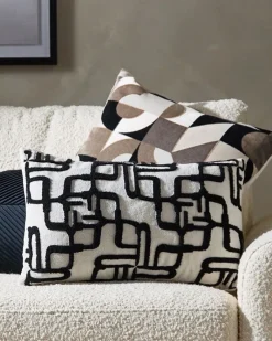 Clearance Dunnes Stores Line Mono Cushion
