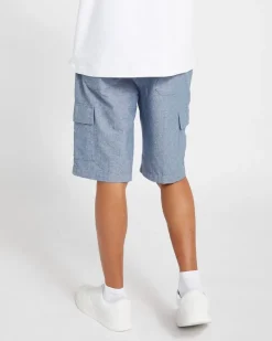 Online Dunnes Stores Linen Blend Cargo Shorts
