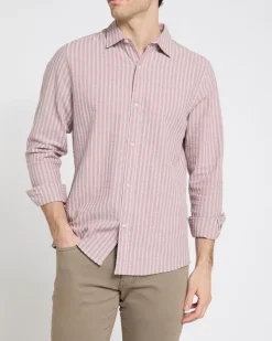 Fashion Dunnes Stores Long Sleeve Cotton Stripe Shirt
