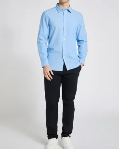 Fashion Dunnes Stores Long Sleeve Linen Blend Shirt