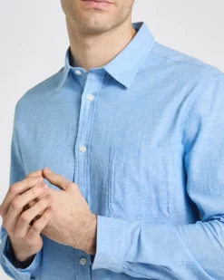 Fashion Dunnes Stores Long Sleeve Linen Blend Shirt