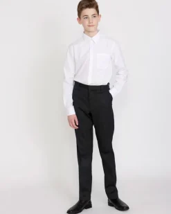 Online Dunnes Stores Longer Leg Stretch Regular Leg Trousers (9-17 Years)