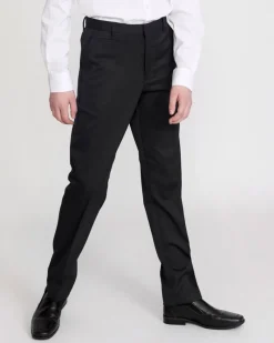 Discount Dunnes Stores Longer Leg Stretch Regular Leg Trousers (3-17 Years)
