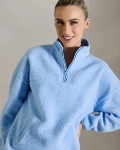 Discount Dunnes Stores Longline Half Zip Fleece