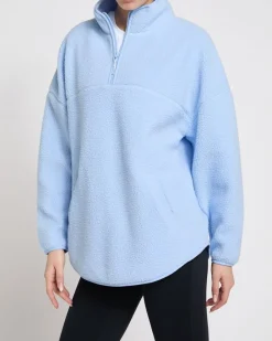 Discount Dunnes Stores Longline Half Zip Fleece