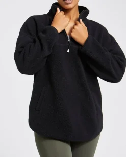 Hot Dunnes Stores Longline Half Zip Fleece