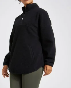 Hot Dunnes Stores Longline Half Zip Fleece