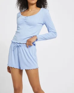Best Dunnes Stores Long-Sleeved Short Pyjama Set