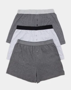Online Dunnes Stores Loose-Fit Boxer - Pack Of 3