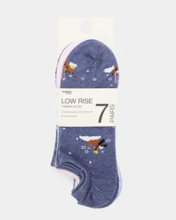 Discount Dunnes Stores Low Rise Invisible Trainer Socks - Pack Of 7