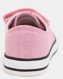 Outlet Dunnes Stores Low Top Toecap Canvas Shoes (Size 8-5)