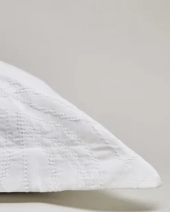 Clearance Dunnes Stores Luxury Leaf Woven Oxford Pillowcase - Pack Of 2