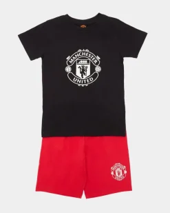 Clearance Dunnes Stores Man United Short Pyjama Set - (4-14 Years)